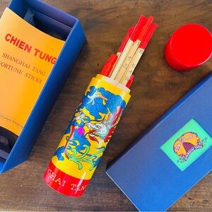 Rare Vintage Chien Tung x Shanghai Tang Fortune Sticks